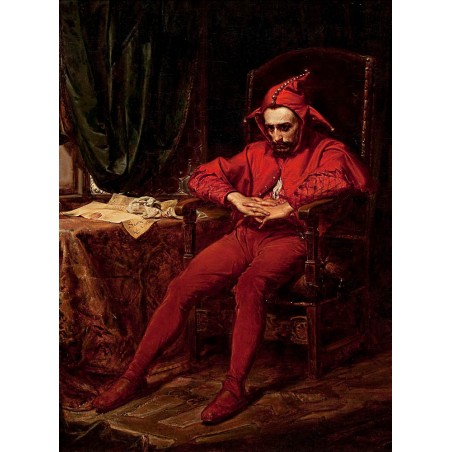 Stanczyk the fool painted by the polish painter Jan Matejko