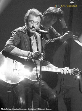 The emblematic  french rocker Johnny Hallyday