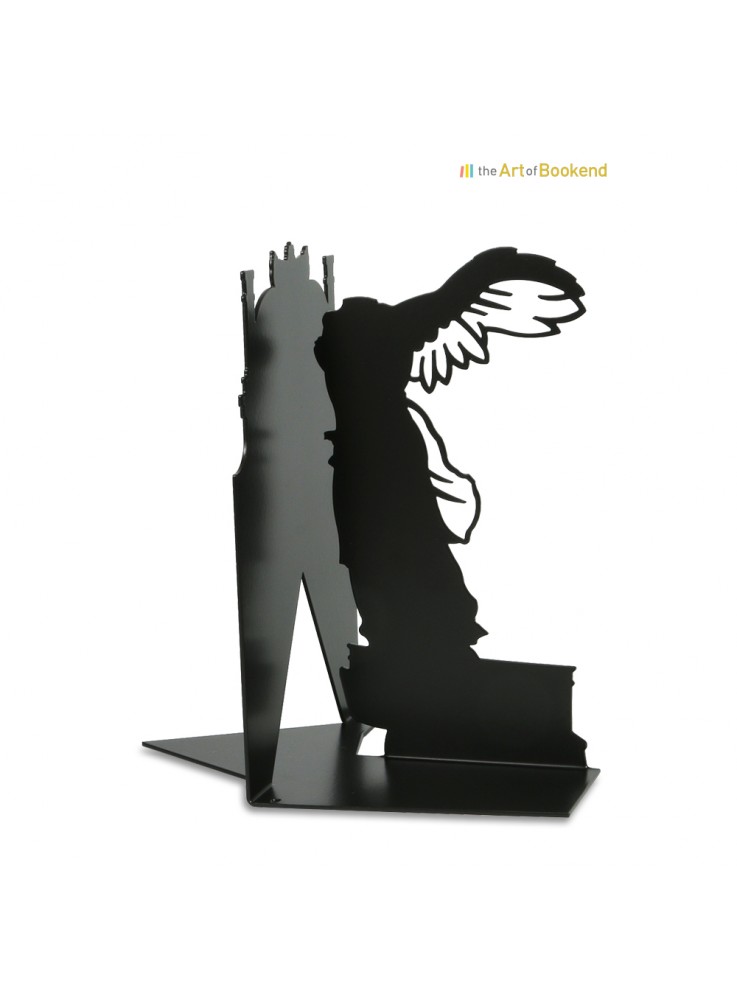 The Bookend Winged Victory of Samothrace presented in the museum le Louvre. Height 19 cm