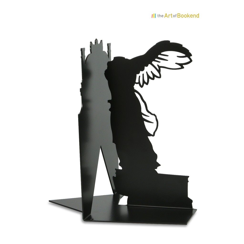 The Bookend Winged Victory of Samothrace presented in the museum le Louvre. Height 19 cm