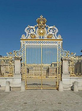 Grille Royale réalisée sous le règne de Louis XIV vers 1680 par Jules
Hardouin-Mansart.