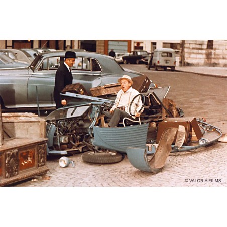 Louis de Funes and Bourvil from the famous french movie The Sucker (Le Corniaud) by Gerard Oury