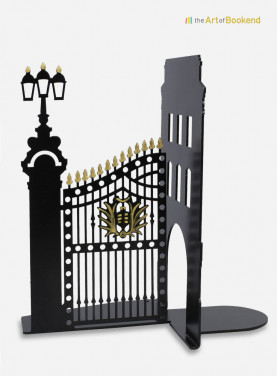 Bookend the Gate of Buckingham Palace. Model left. Height 19 cm